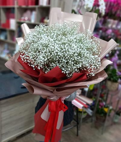 Букет цветов из: Гипсофила в Опарино