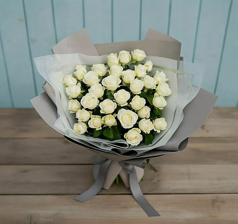 Букет Белоснежная нежность в Опарино