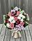 Букет цветов из: Альстромерии, Гвоздики, Розы и Хризантемы в Опарино