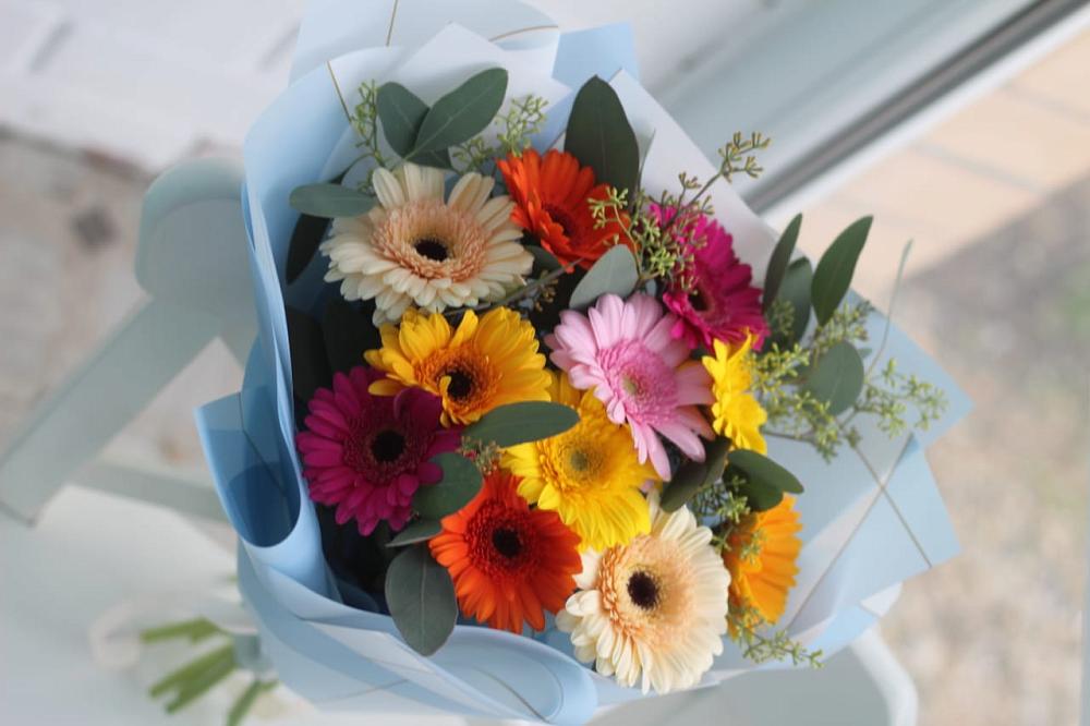 Букет цветов из: Герберы в Опарино