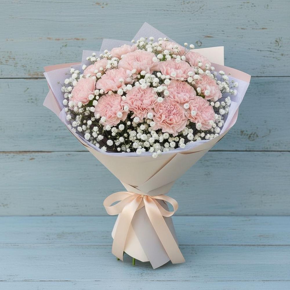 Букет цветов из: Гвоздики в Опарино