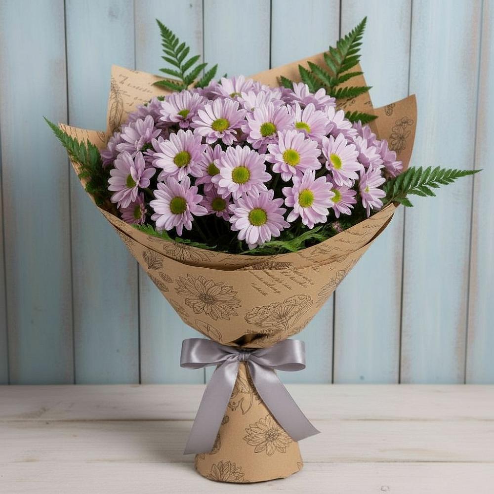 Букет цветов из: Хризантемы в Опарино