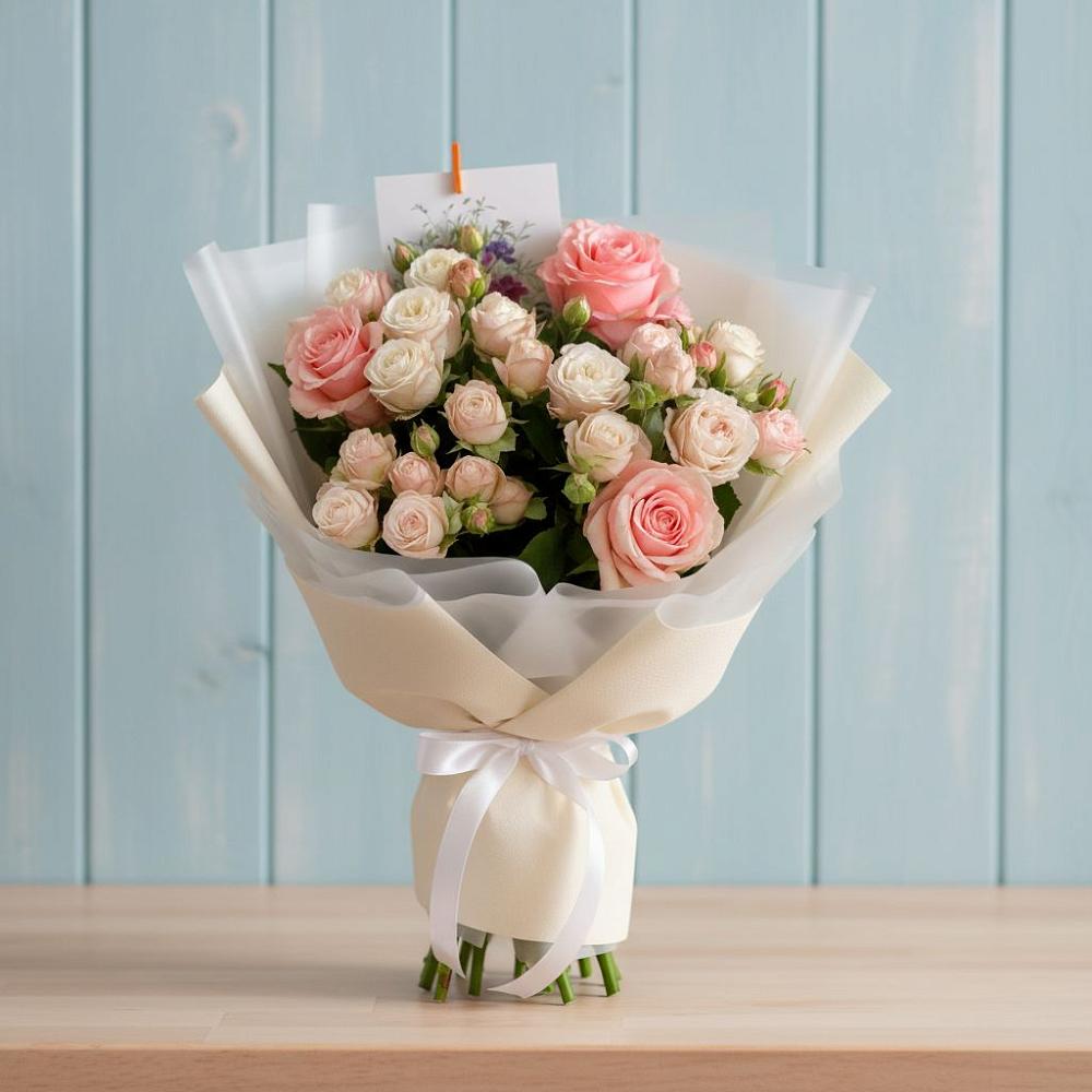 Букет цветов из: Розы в Опарино