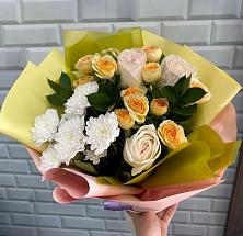 Букет цветов из:  Розы и Хризантемы #REPLACE_PRED# Опарино