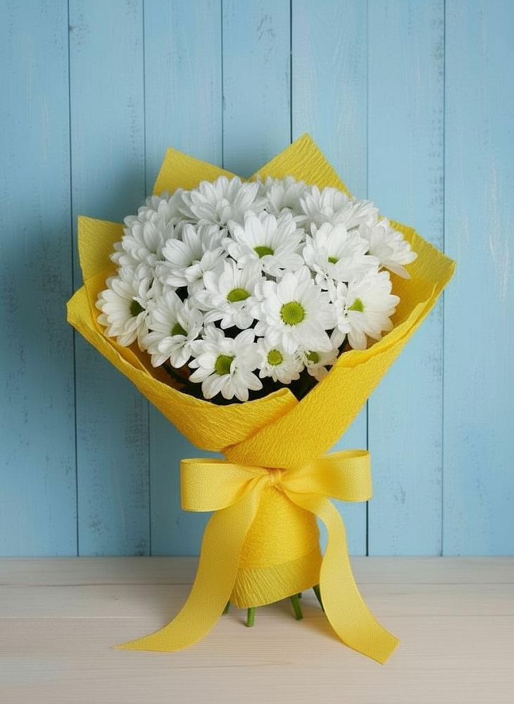 Букет цветов из: Хризантемы в Опарино