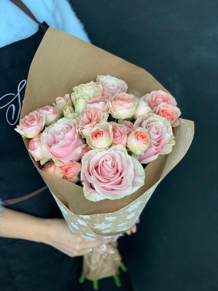 Букет цветов из: Хризантемы и Розы в Опарино