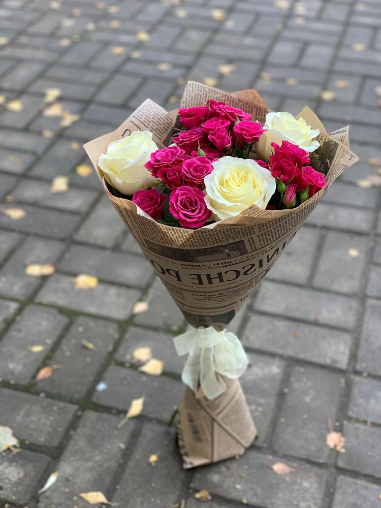 Букет цветов из: Розы в Опарино