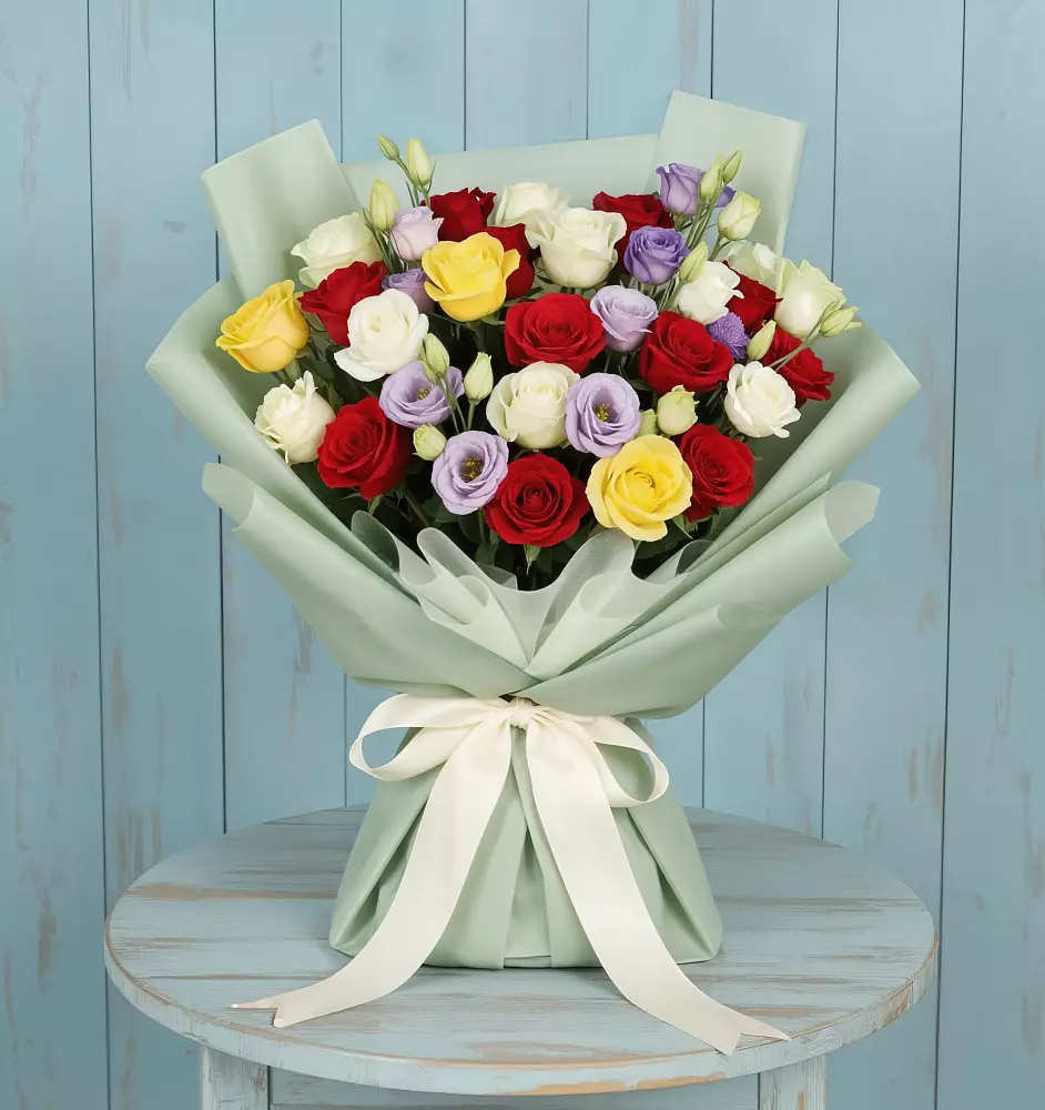 Букет цветов из: Розы в Опарино