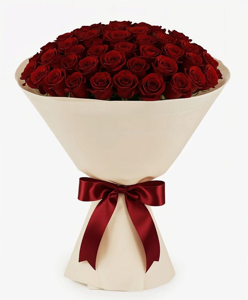 Букет 101 Бордовая роза Блэк Бакарра в Опарино