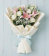 Букет цветов из:  Лилии в Опарино
