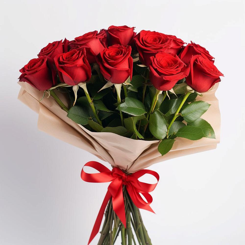 Букет 11 Красных роз Эдлесс Лав в Опарино