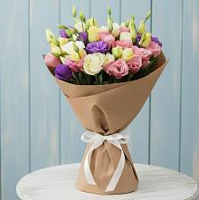 Букет цветов из:  Лизиантусы в Опарино
