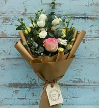 Букет цветов из:  Розы и Лизиантусы #REPLACE_PRED# Опарино